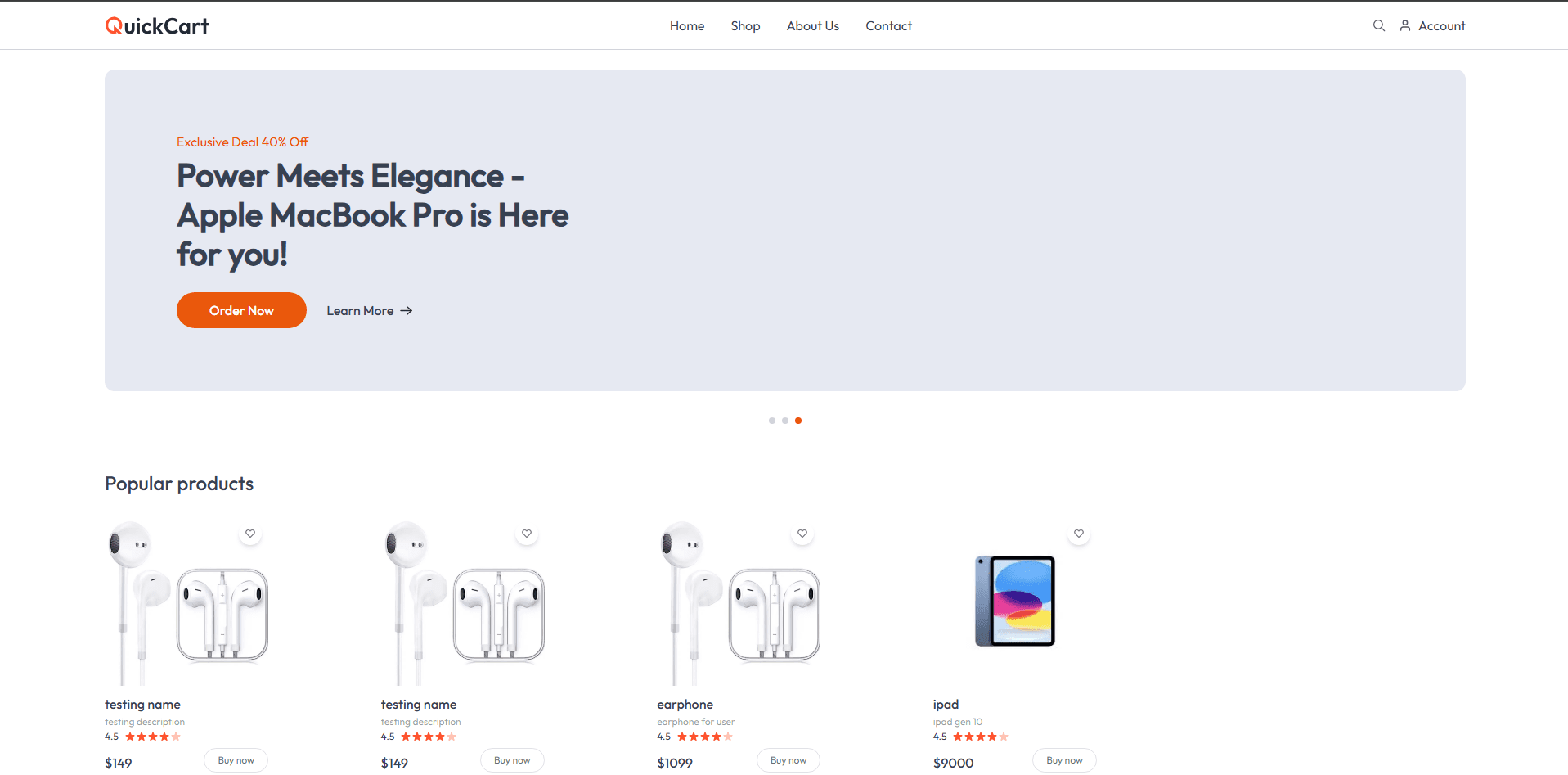 Project E-Commerce